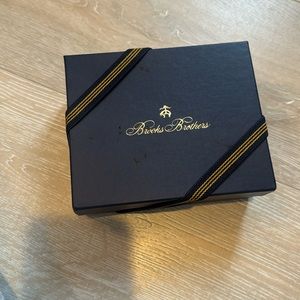BNWT Brooks Brothers Black leather wallet